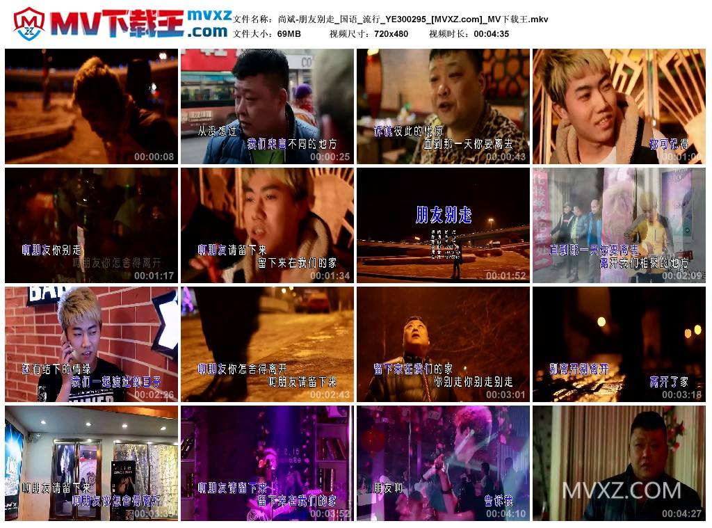 尚斌-朋友别走_国语_流行_YE300295
